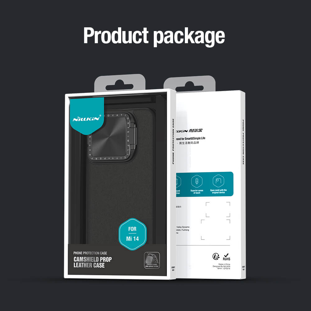 Чехол-крышка NILLKIN для Xiaomi 14 (серия Camshield Prop Leather)